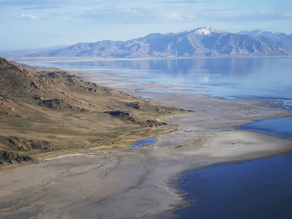 Great Salt Lake Shrinking