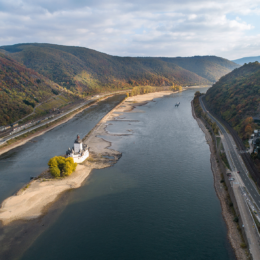 Rhine River Drought Germany